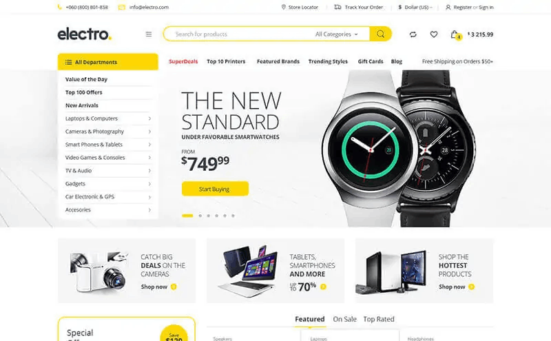 Image gallery marquee